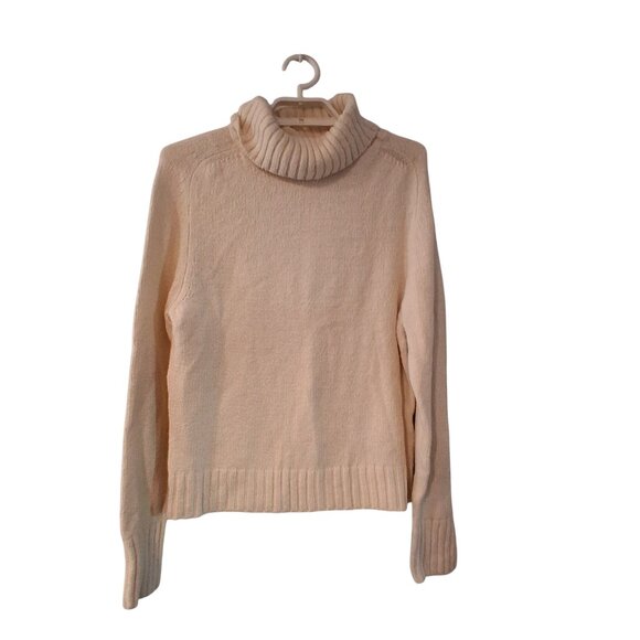 Velvet by Graham & Spencer Anthropologie nwt sweater XL cream turtleneck $178 - Picture 1 of 4